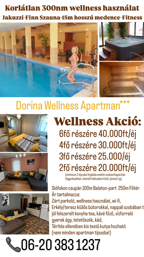 Wellnes Akció Siófok